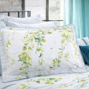 Designers Guild Willow Acacia Standard Sham 20" x 26" Linen Cotton Pillowcase